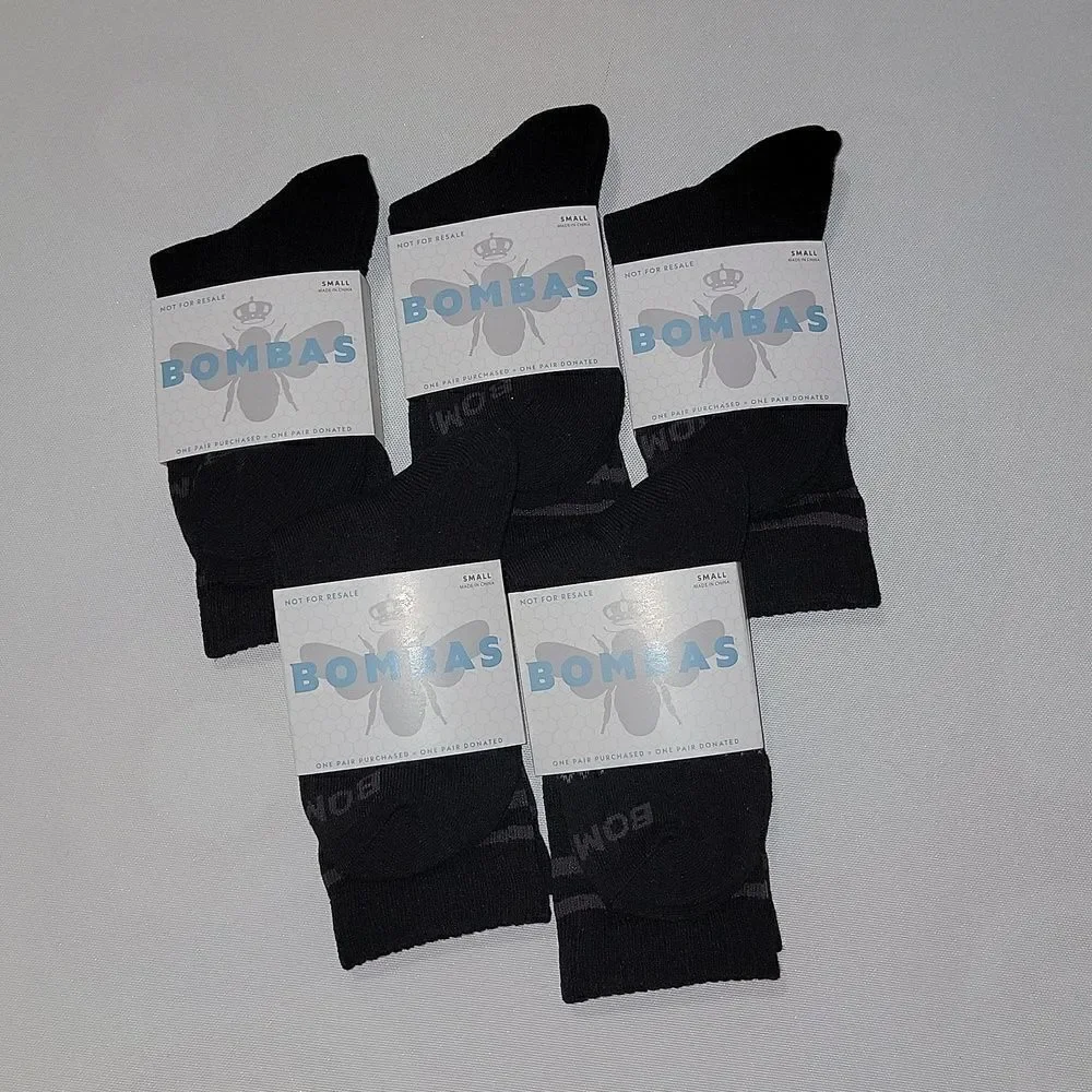 Bombas Calf Socks Women's Bee Better Together Lot of 5 Pair Size Small 4 to 7.5